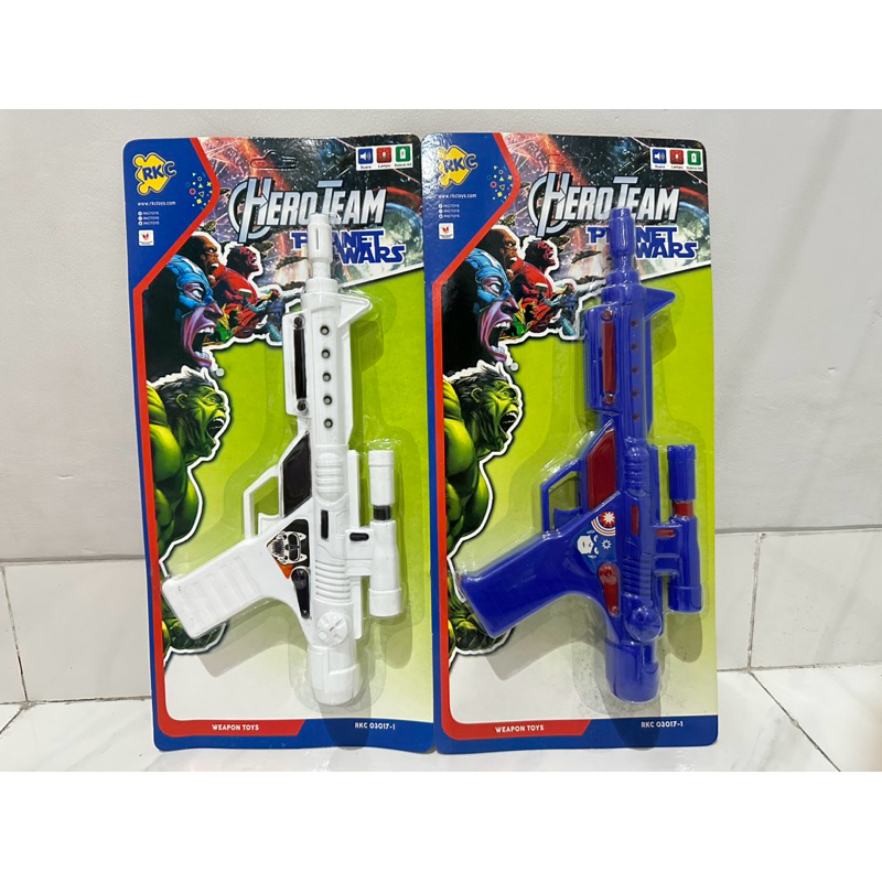 Mainan Anak Pistolan Bunyi Fire Fire Hero Team