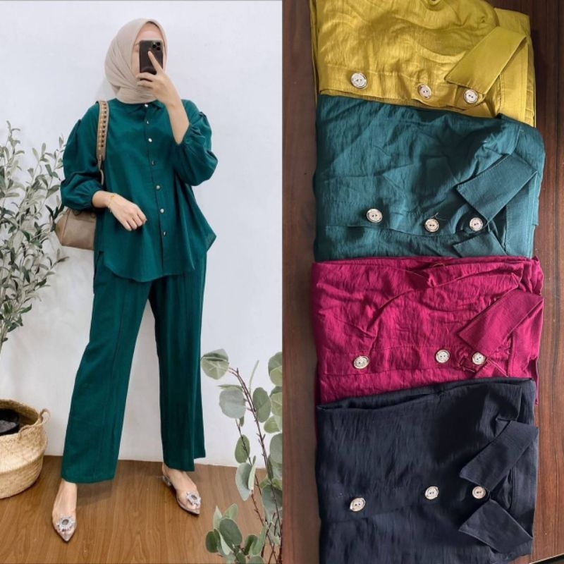Numa One Set Celana || One Set Kekinian Kekinian Wanita || OOTD Wanita