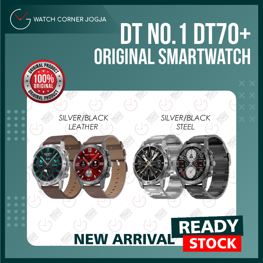 DT No 1 DT70 KK70 ORIGINAL Smartwatch Bluetooth Call Wireless Charging
