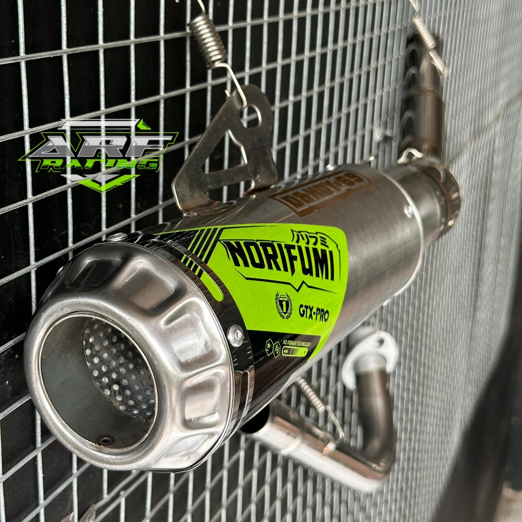 Knalpot norifumi GTX pro bore up Jupiter Z vega r Jupiter MX Stainless original