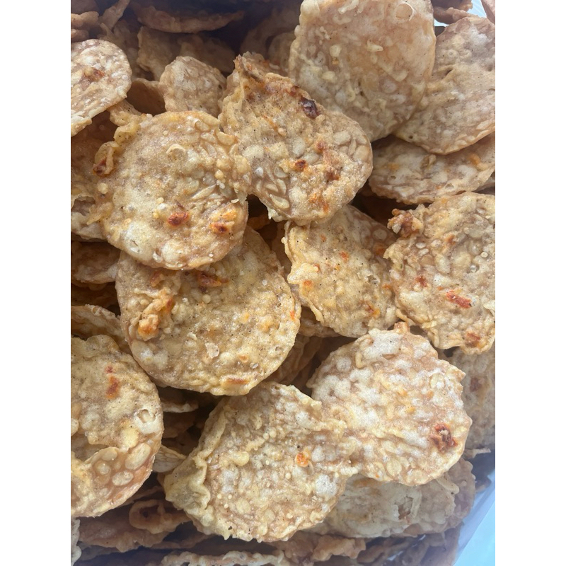 

Keripik Tempe Pedas Cabai Rawit 200gr