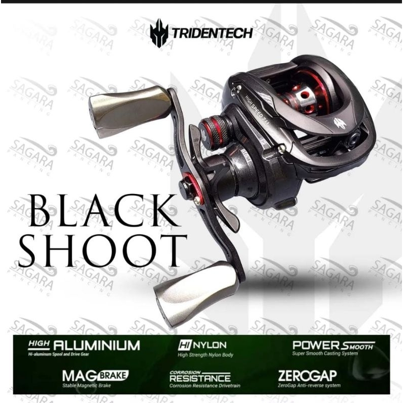 Tridentech reel Bait casting Black shoot BC,reel pancing,reel BC