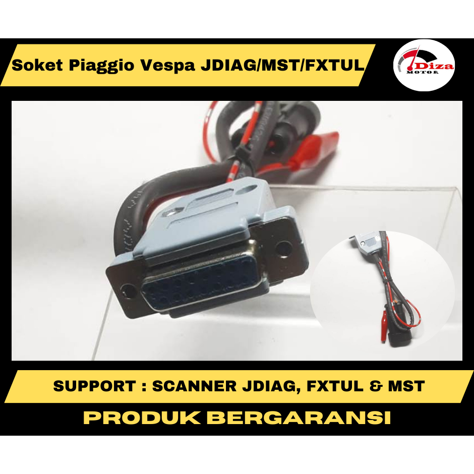 Termurah Soket Piaggio Vespa JDIAG/MST/FXTUL