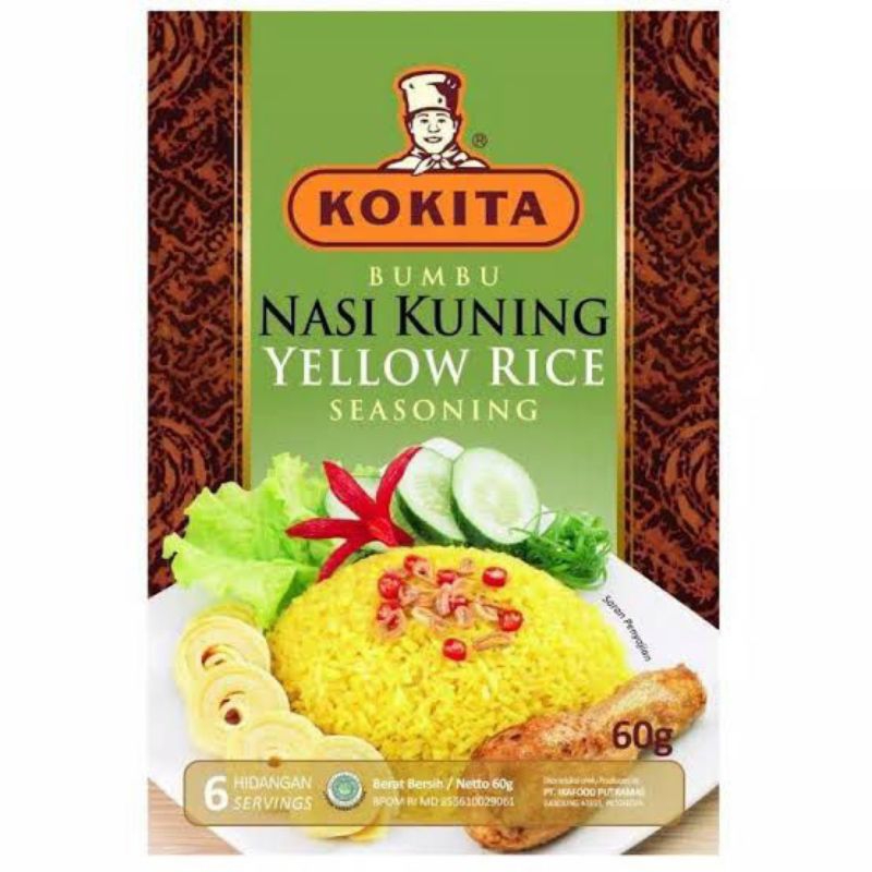 

Kokita Nasi Kuning 60 gram