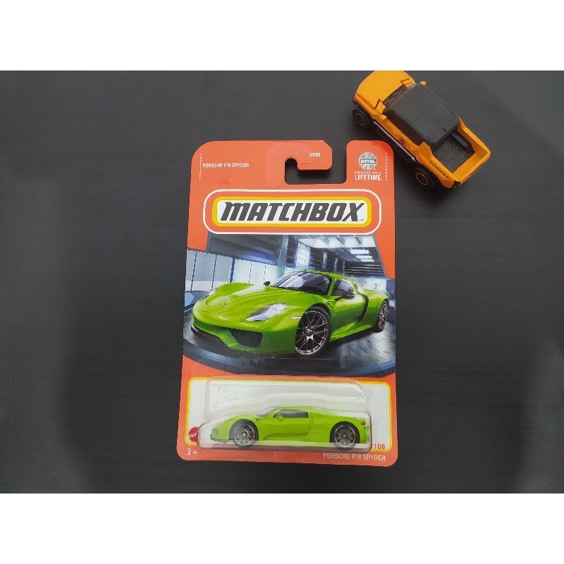 Matchbox Porsche 918 Spyder Hijau New Baru 2024