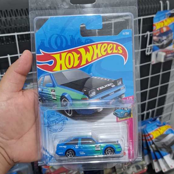 Hot Wheels Toyota AE86 Trueno Falken (Blue)