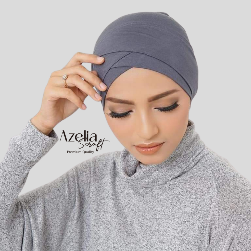 Azelia Premium - Leyya Inner ciput turban hijab anti slip instan turban turki