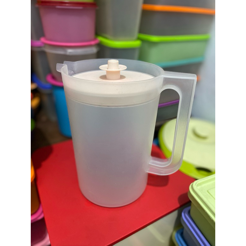 Tupperware Pitcher Blossom 2L Teko bulat hijau Second