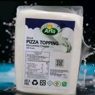 

KEJU MOZARELLA ARLA PIZZA TOPPING 250Gr (JAMINAN MULUR)