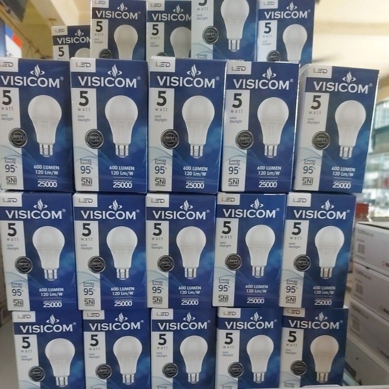 LAMPU LED VISICOM 5 WATT. LAMPU BOHLAM