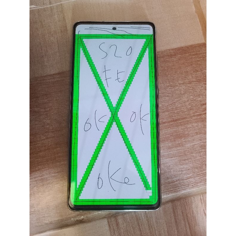 LCD samsung  S20 Fe original copotan mulus normal