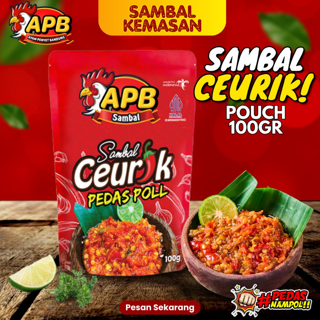 

SAMBAL BAWANG/ SAMBAL CEURIK / SAMBAL RAWIT / SAMBAL PEDAS / SAMBAL VIRAL - 100gr