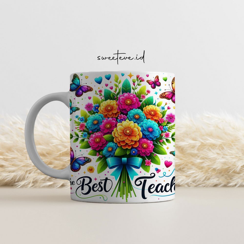 Mug Hadiah Gift Kado Tanda Terimakasih Untuk Guru-The Best Teacher-04