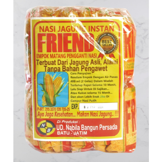 

Nasi jagung 10pcs/ Empog instan siap saji FRIEND