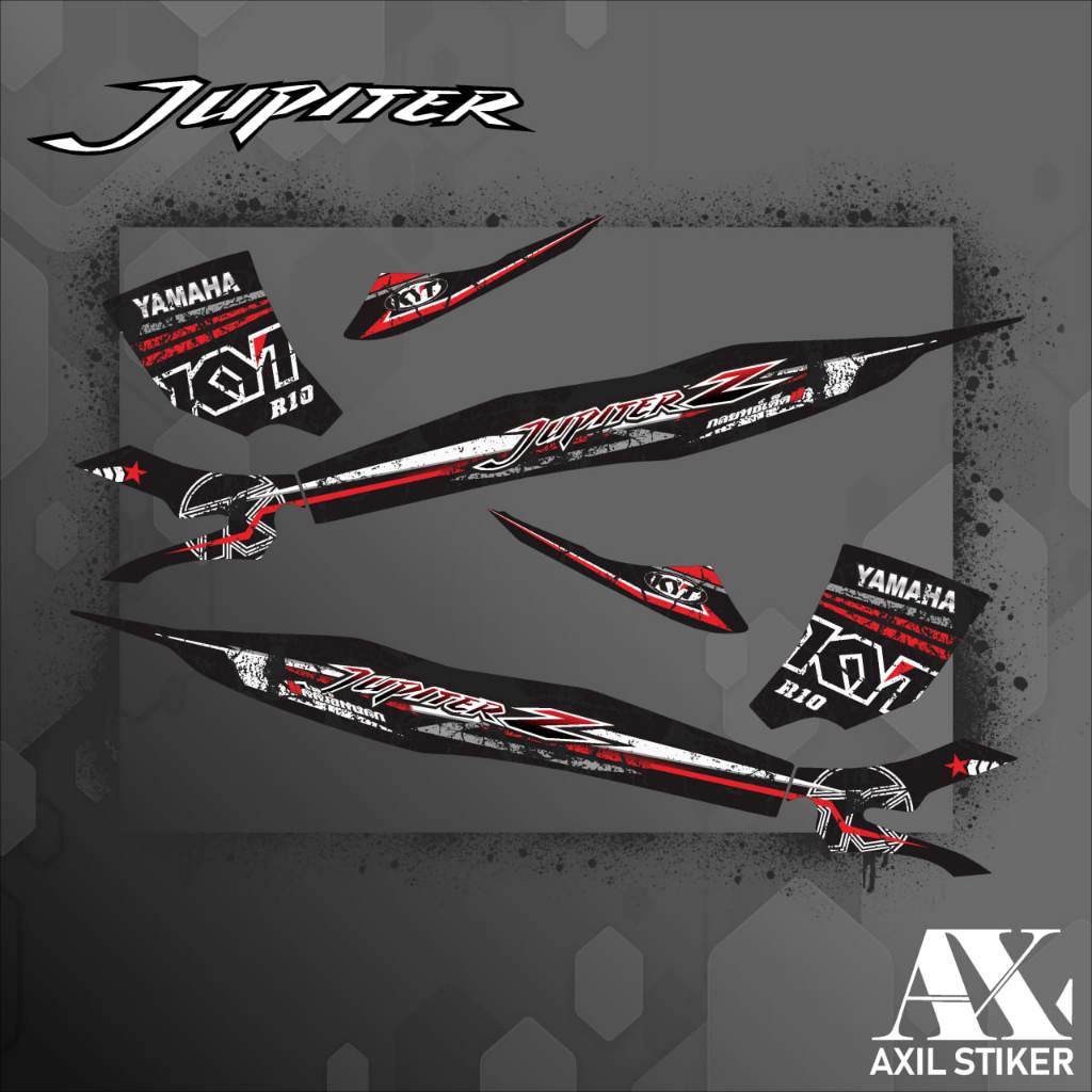 striping motor variasi JUPITER Z motif R10