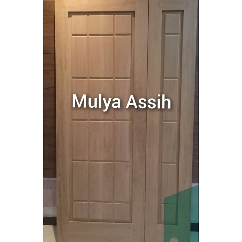 kusen dan pintu kupu-kupu dari bahan kayu kamper Singkil oven