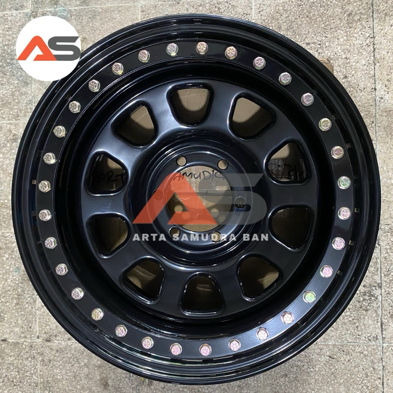 Velg Daytona Besi Steel Beadlock R 17 R17 PCD 6X139 6-139 Fortuner Hilux Pajero Land Cruiser