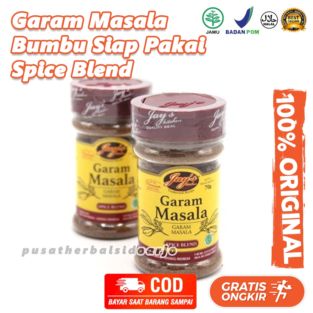 

Jay's Garam Masala Bumbu Siap Pakai Spice Blend Bumbu Khas India Bumbu Herbal Spice Herbs Seasoning