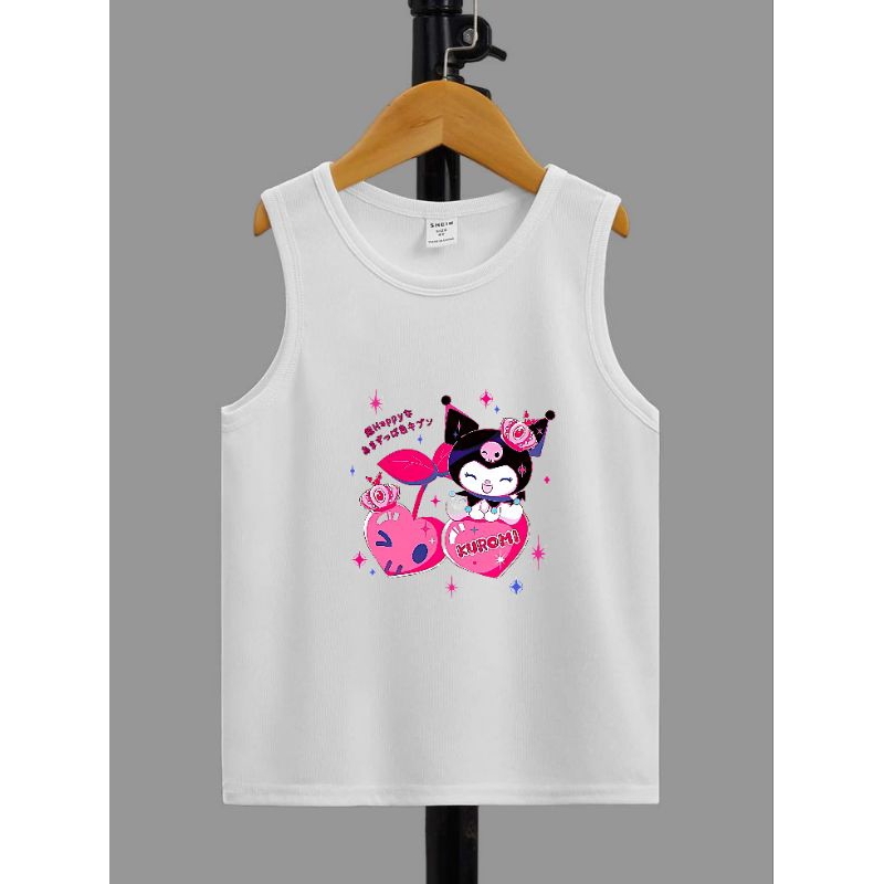 singlet anak  perempuan 2-8 tahun kuromi