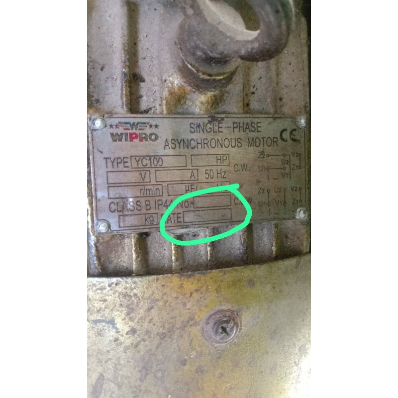 dinamo wipro 2 hp seken