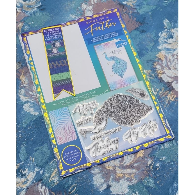 

CLEAR STAMP STEMPEL BENING SCRAPBOOK JOURNAL PEACOCK #12