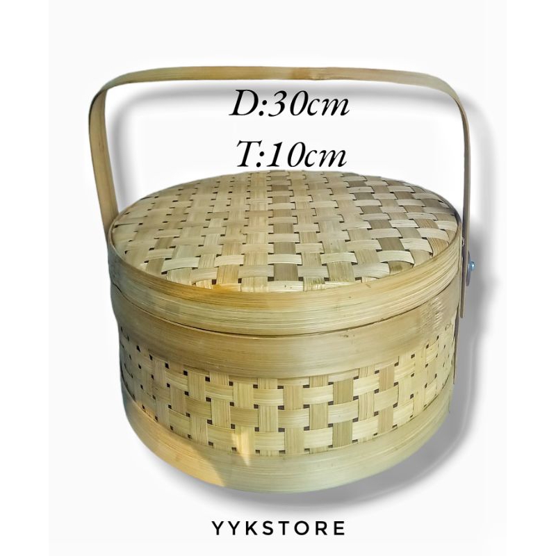 Tenong 30cm Rantang bambu hampers besar