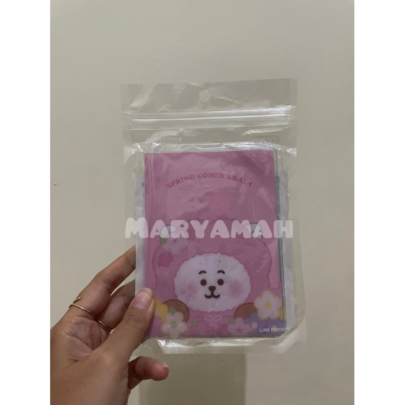 Passport Case BT21 RJ Spring Day ( transparent )