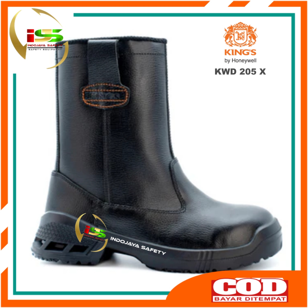 Sepatu Safety Kings Kwd 205 X Original Honeywell - Safety Shoes King's Kwd 205 X Hitam