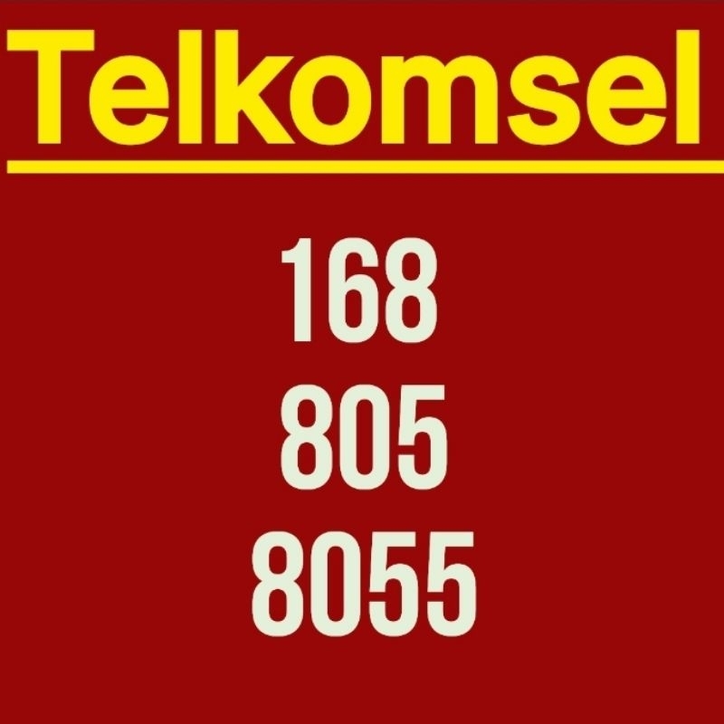 NOMOR cantik Telkomsel dan XL 168 / 1168 /805 / 8055 /99799