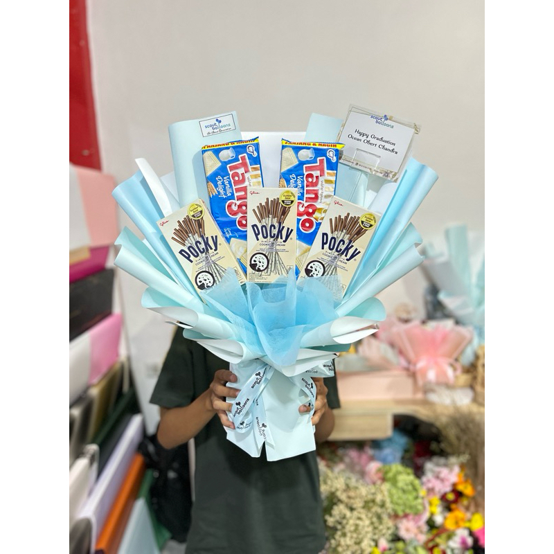 

Buket Snack Pocky & Tango