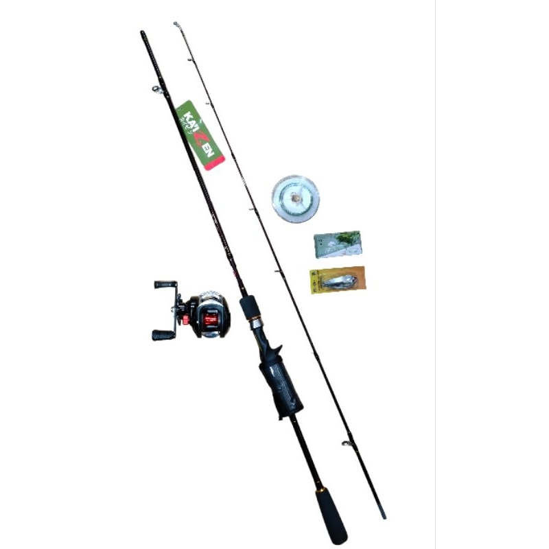 Joran Pancing Set Carbon Bait Casting BC 180CM (Medium) 8-17LB