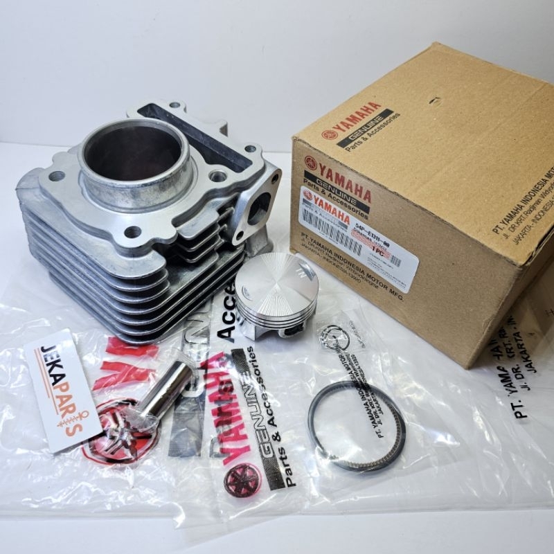 Blok Seher + Piston Cylinder Assy Motor Mio J Soul GT 115 Fino FI Mio GT 54P
