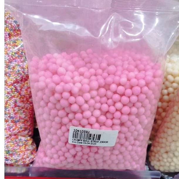 

Crispy Ball Strawberry 250gr