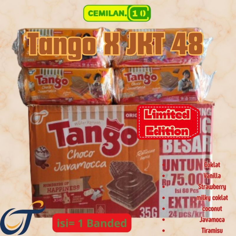 

Wafer Tango X JKT48 LIMITED EDITION Javamoca 1 banded
