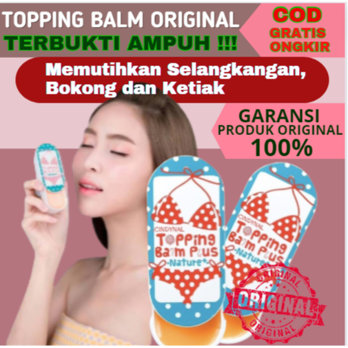 Cindynal Topping Balm Plus Thailand Original Krim Cream Pemutih Ketiak dan Selangkangan Lipatan Paha