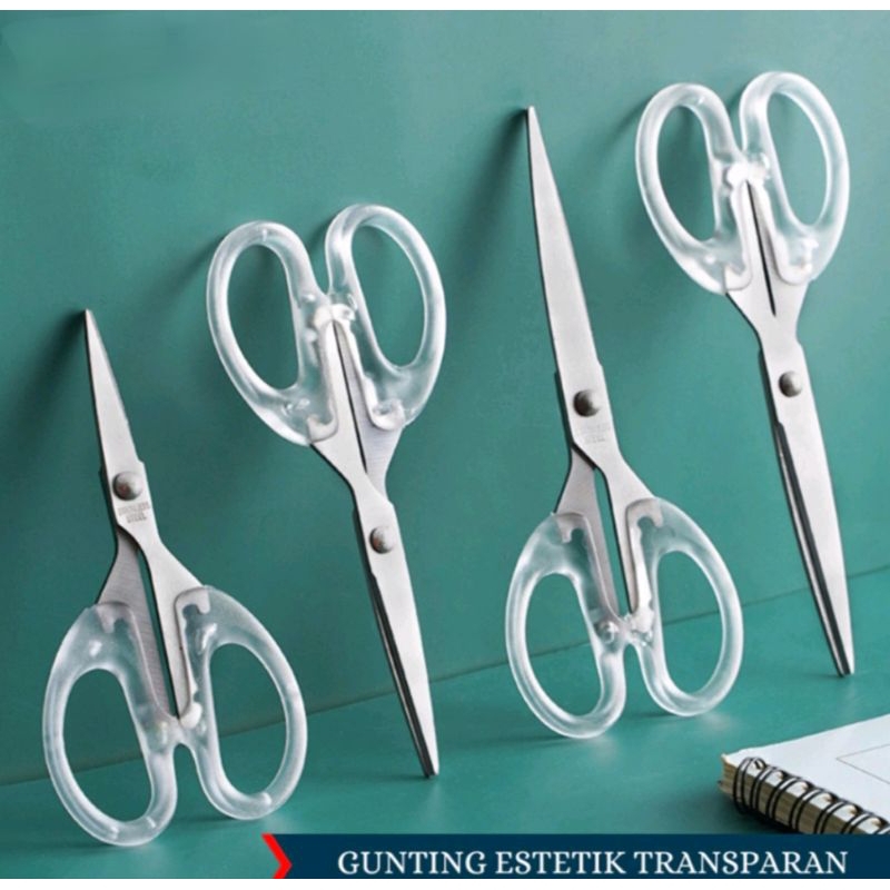 

GUNTING TRANSPARAN ESTETIK GUNTING BENING