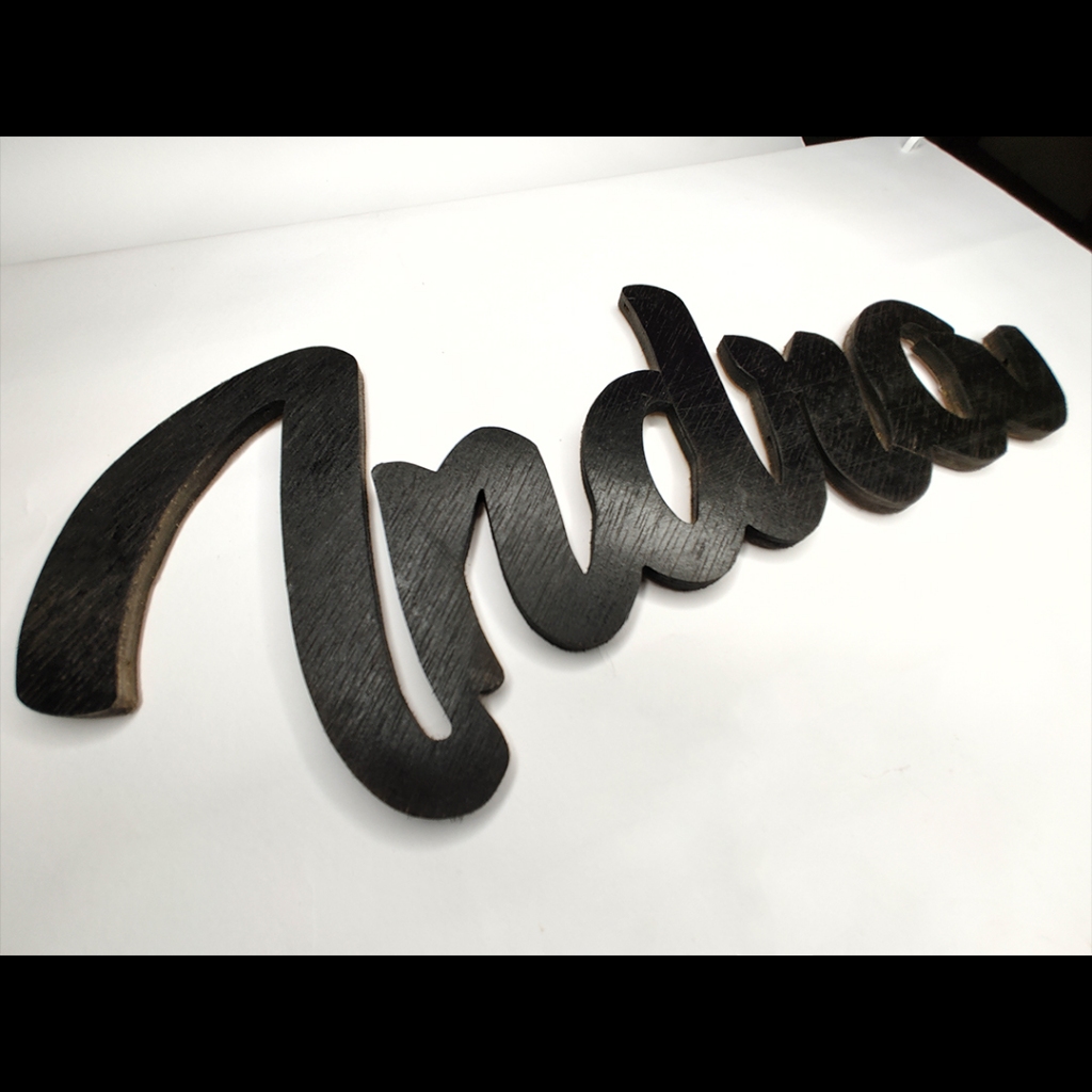 Tulisan Custom Kayu Hiasan Dinding