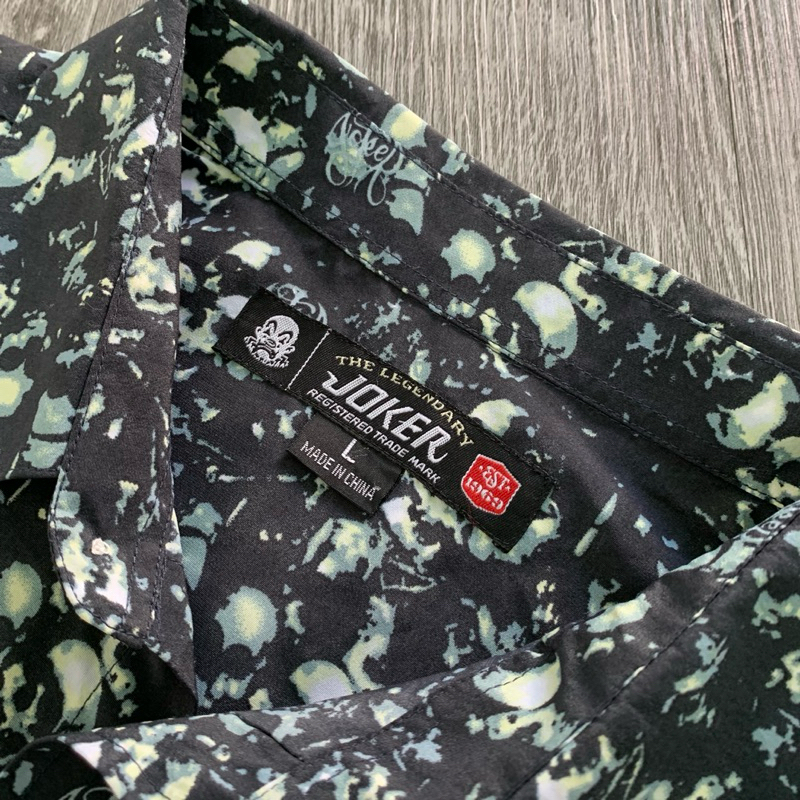 JOKER BRAND KEMEJA FULLPRINT⚠️SOLD⚠️