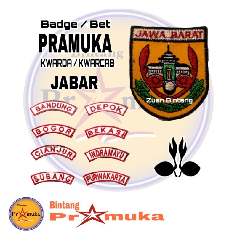 ATRIBUT PRAMUKA KWARTIR CABANG JAWA BARAT
