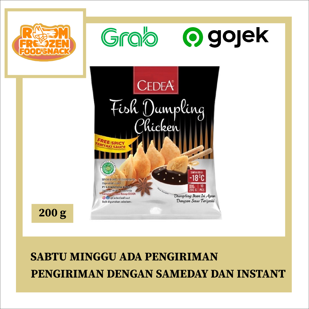 

Cedea Fish Dumpling Chicken 200 Gram