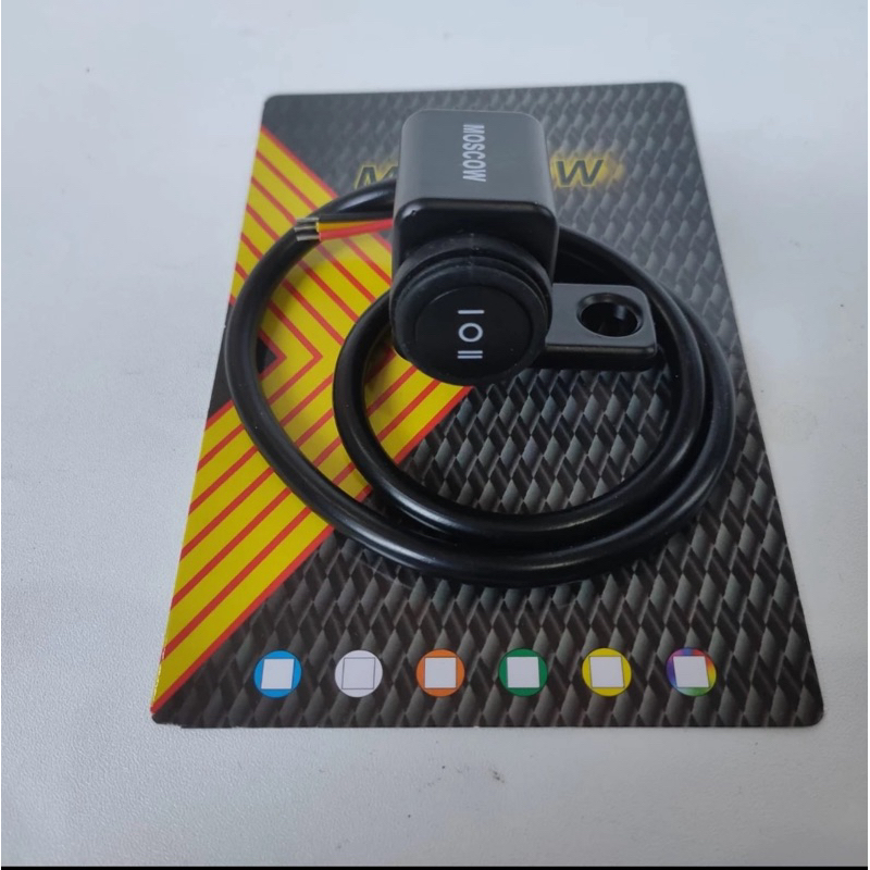 Saklar Lampu Tembak D2 di Motor 2 Mode Waterproof