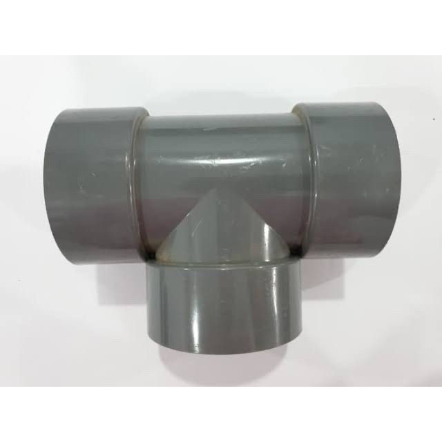 Tee 3"x2 1/2" Inch Rucika Power D/ Vlok Tee 3x2 1/2 Reducer T 3x2.5" Plok Te PVC 3" x 2 1/2" Wavin/ 