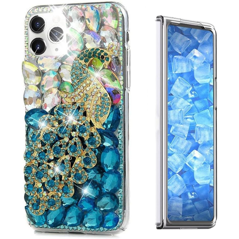 Casing Samsung Galaxy Z Fold 6 Z Fold 5 Z Fold 4 Z Fold 3 Z Fold 2 Desain Berlian 3D Yang Mewah Mera