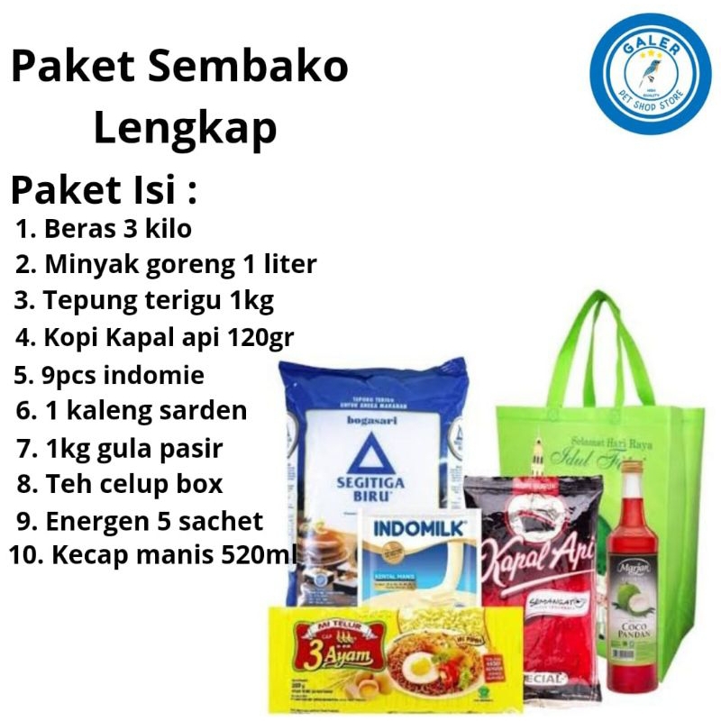 

Paket Sembako Lengkap Murah