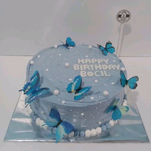 

butterfly cake/simple cake