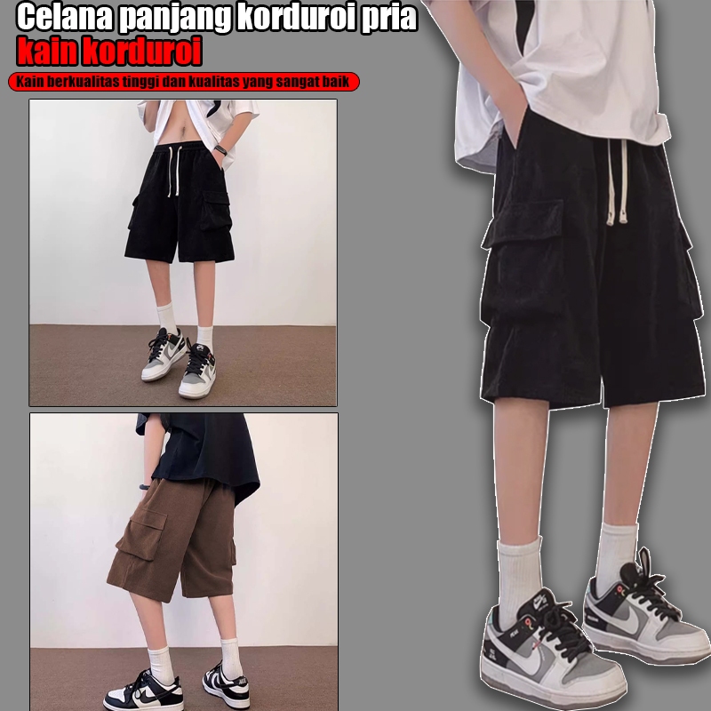 celana pendek corduroy pria celana cargo pendek corduroy celana pendek celana corduroy pria Short Ca