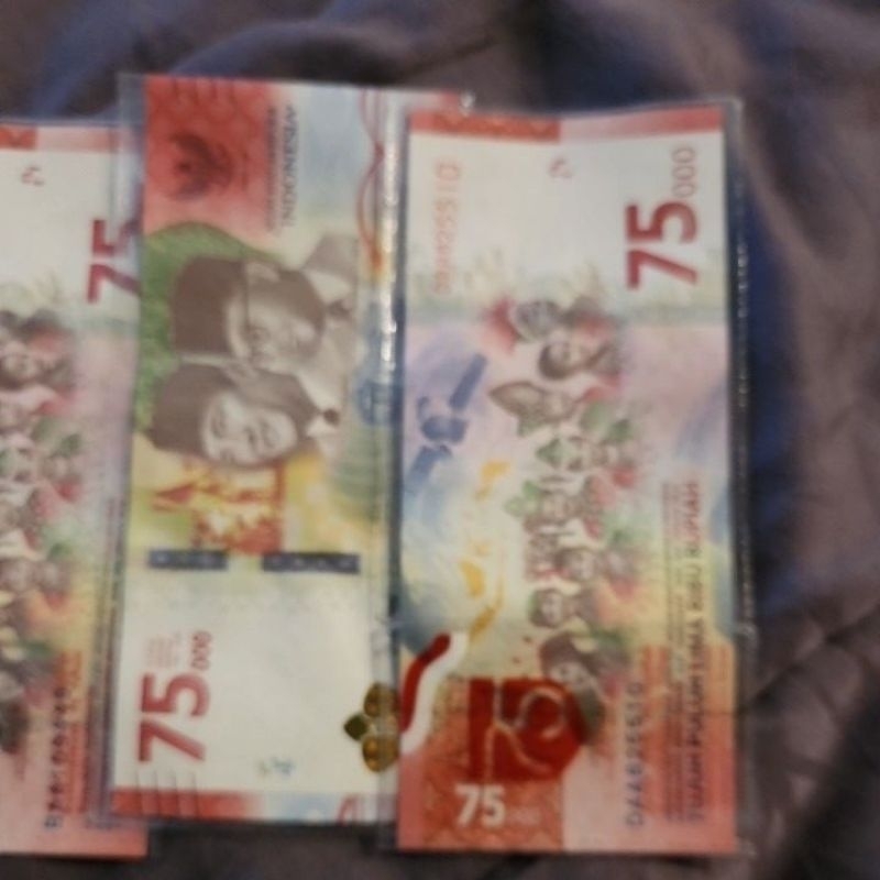 uang 75ribuan