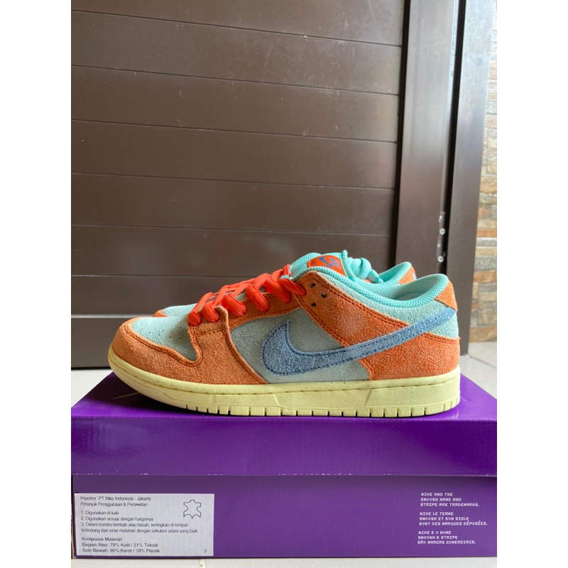 Sepatu Sneakers Pria Nike Sb Dunk Low Noise Aqua DV5429-800 Original Resmi