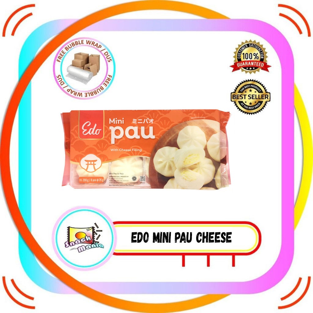 

Edo Mantou MIni Pau Cheese Frozen 200 gr Roti Sepan Keju Beku