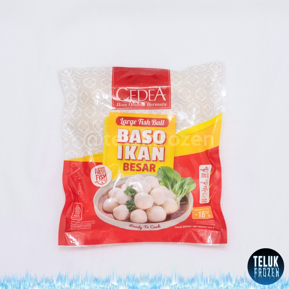 

cedea baso ikan fish ball 500gr bakso fishball 500 gram frozen food daging siap masak